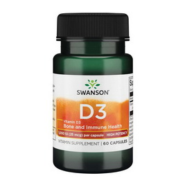 D3 1000 IU (25 mcg) (60 caps)