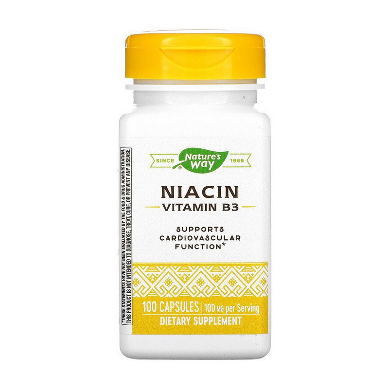 Niacin Vitamin B3 100 mg (100 caps) Niacin Vitamin B3 100 mg (100 caps)