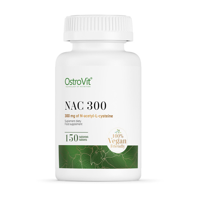 NAC 300 mg 100% Vegan (150 tabs) NAC 300 mg 100% Vegan (150 tabs)