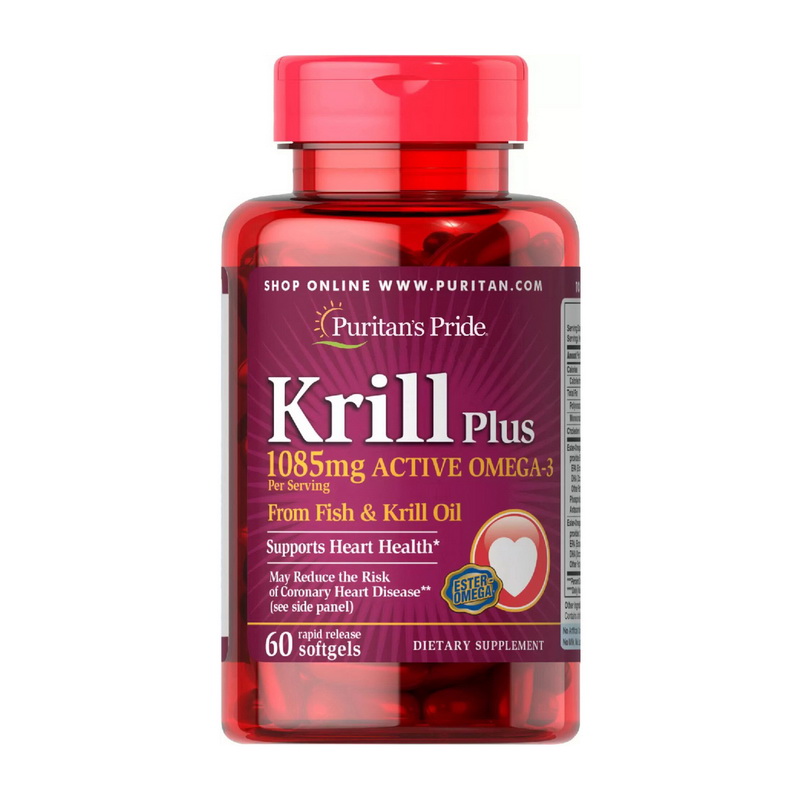 Krill Plus 1085 mg Active Omega-3 (60 softgels) Krill Plus 1085 mg Active Omega-3 (60 softgels)