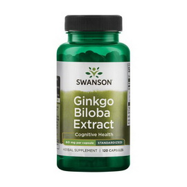Ginkgo Biloba Extract 60 mg (120 caps)