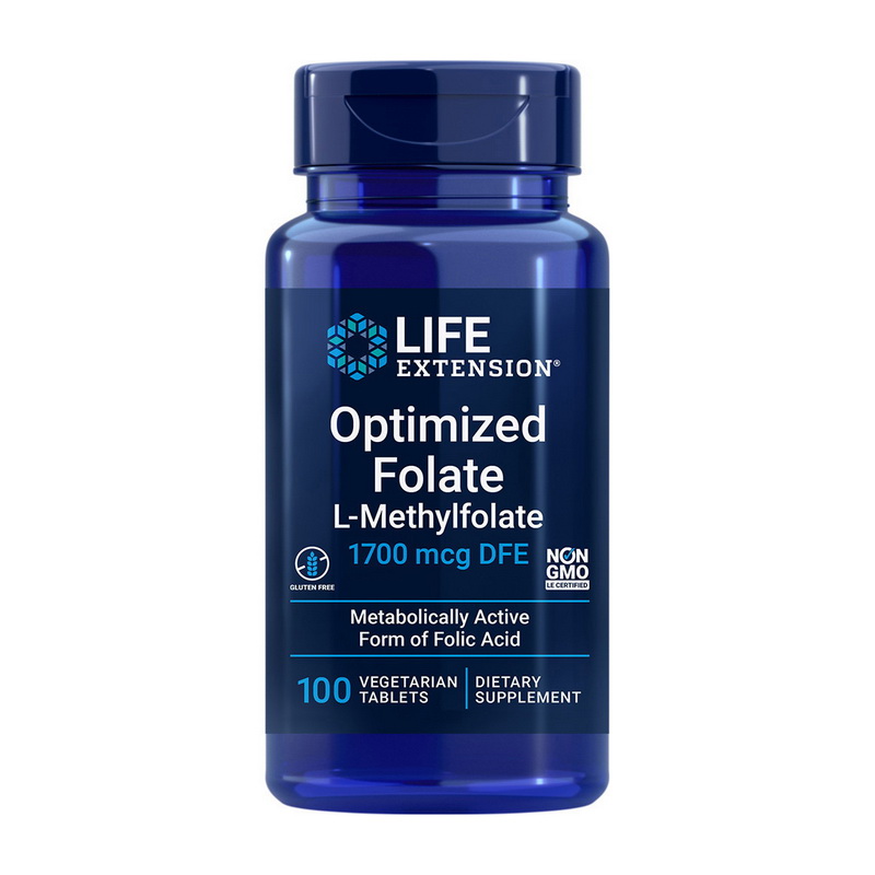 Optimized Folate L-Methylfolate 1700 mcg DFE (100 veg tabs) Optimized Folate L-Methylfolate 1700 mcg DFE (100 veg tabs)