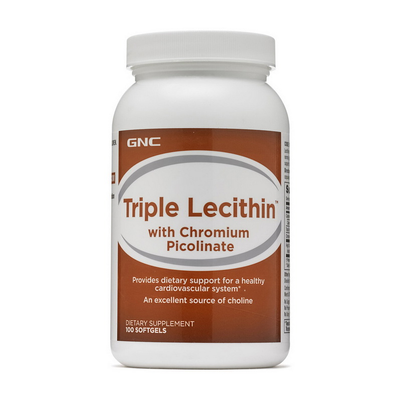 Triple Lecithin with Chromium Picolinate (100 softgels) Triple Lecithin with Chromium Picolinate (100 softgels)