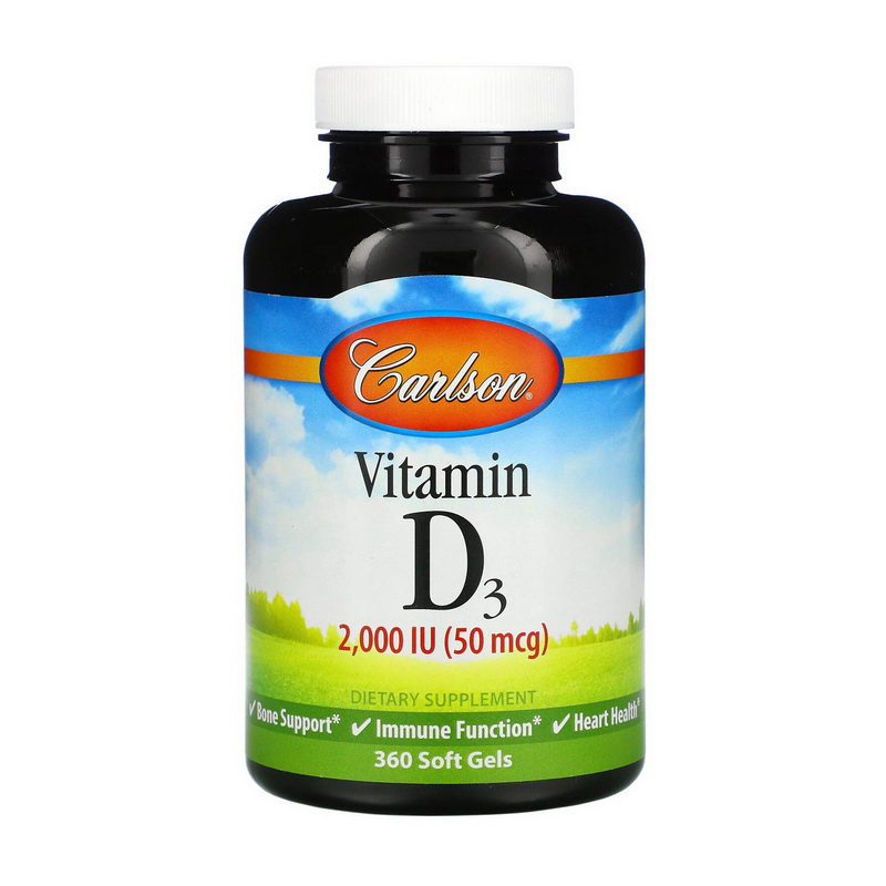 Vitamin D3 2000 IU (50 mcg) (360 softgels) Vitamin D3 2000 IU (50 mcg) (360 softgels)