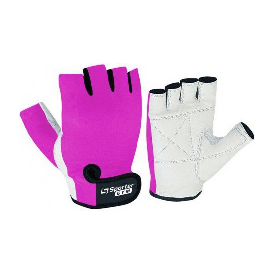 Weightlifting Gloves White-Pink (XS, S, M, L, XL) Weightlifting Gloves White-Pink (XS, S, M, L, XL)