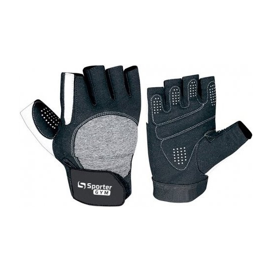 Weightlifting Gloves Black-White (XS, S, M, L, XL) Weightlifting Gloves Black-White (XS, S, M, L, XL)