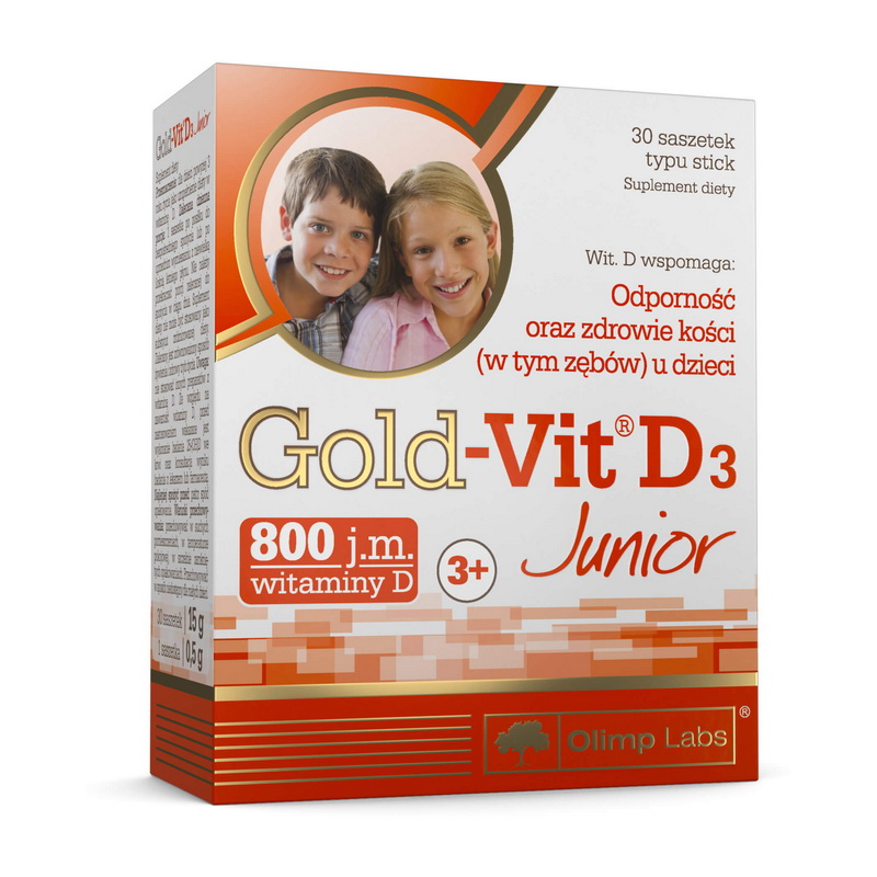 Gold-Vit D3 Junior 800 IU (30 sachets) Gold-Vit D3 Junior 800 IU (30 sachets)