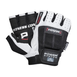 Fitness Gloves PS-2300 White-Black (XS, S, M, L, XL, XXL)
