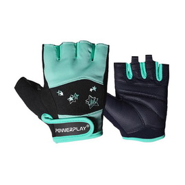 Womans Fitness Gloves 3492 Black-Green (XS, S, M)