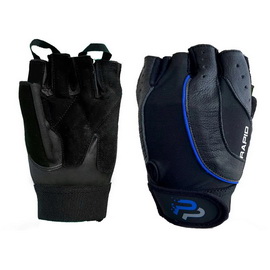 Fitness Gloves Rapid 9138 Black-Blue (XS, S, M, L, XL)