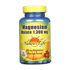 Magnesium Malate 1300 mg (100 tabs)
