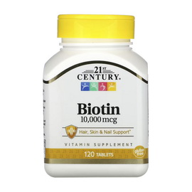 Biotin 10 000 mcg (120 tabs)