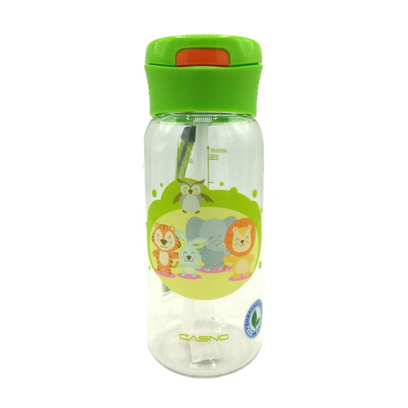 Casno Animals Waterbottle KXN-1195 Green (450 ml) Casno Animals Waterbottle KXN-1195 Green (450 ml)