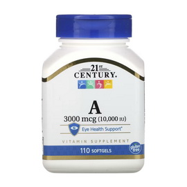 Vitamin A 3000 mcg (10 000 IU) (110 softgels)