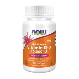 Vitamin D-3 250 mcg (10 000 IU) (240 softgels)