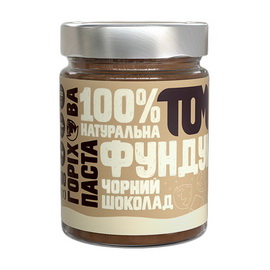 Паста з фундука та чорного шоколаду (300 g, скло)