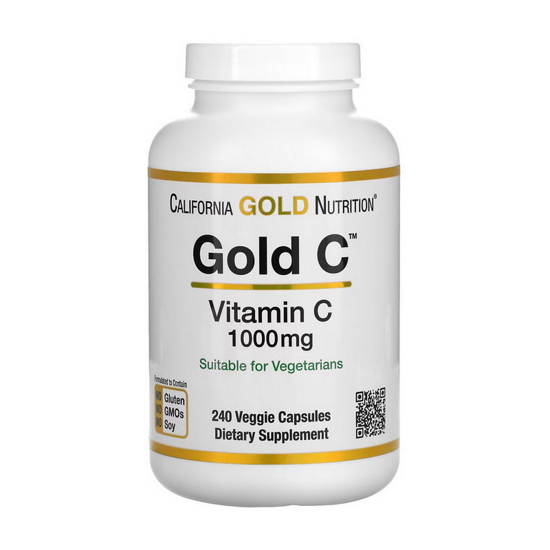 Gold C Vitamin C 1000 mg (240 veg caps) Gold C Vitamin C 1000 mg (240 veg caps)