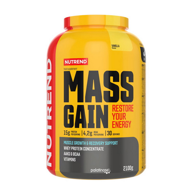 Mass Gain (2,1 kg) Mass Gain (2,1 kg)
