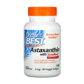 Astaxanthin with AstaReal 6 mg (90 veg softgels)