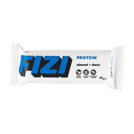 FIZI Protein Bar Almond + Choco (1 x 45 g) FIZI Protein Bar Almond + Choco (1 x 45 g)