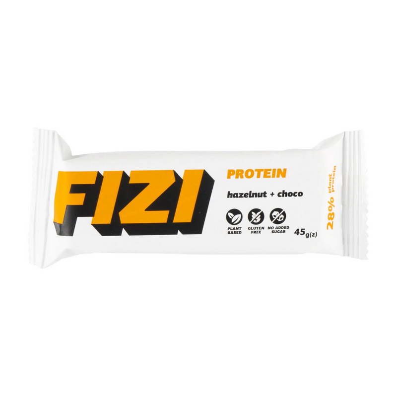 FIZI Protein Bar Hazelnut + Choco (1 x 45 g) FIZI Protein Bar Hazelnut + Choco (1 x 45 g)