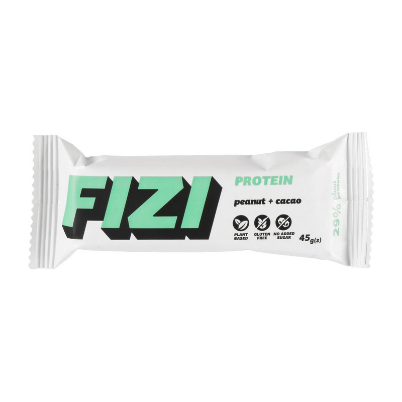 FIZI Protein Bar Peanut + Cacao (1 x 45 g) FIZI Protein Bar Peanut + Cacao (1 x 45 g)