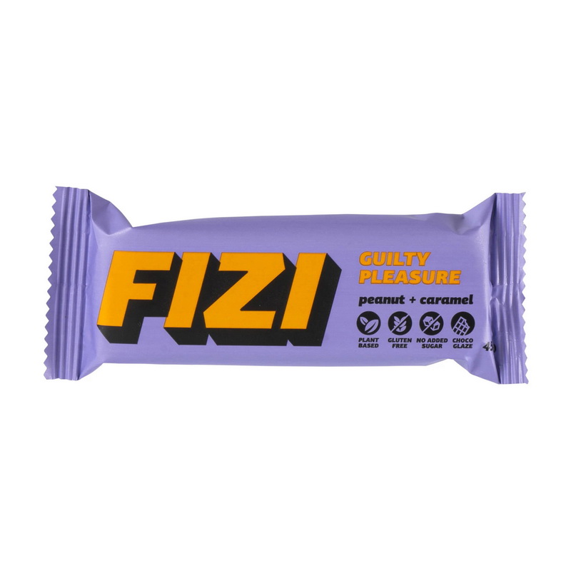 FIZI Guilty Pleasure Bar Peanut + Caramel (1 x 45 g) FIZI Guilty Pleasure Bar Peanut + Caramel (1 x 45 g)
