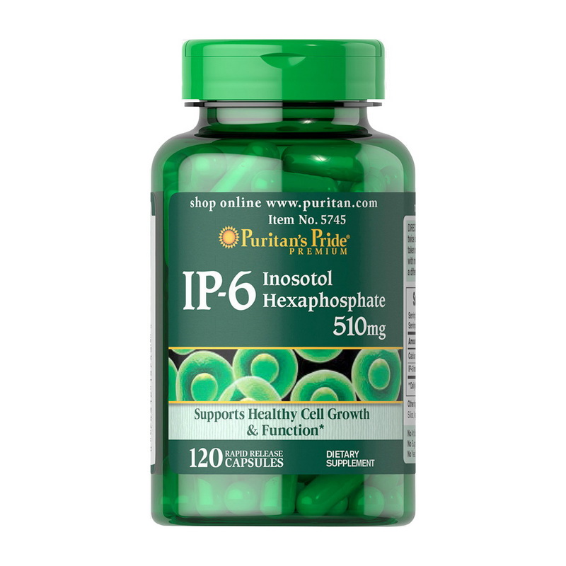 IP-6 Inositol Hexaphosphate 510 mg (120 caps) IP-6 Inositol Hexaphosphate 510 mg (120 caps)