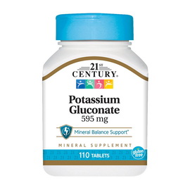 Potassium Gluconate 595 mg (110 tabs)