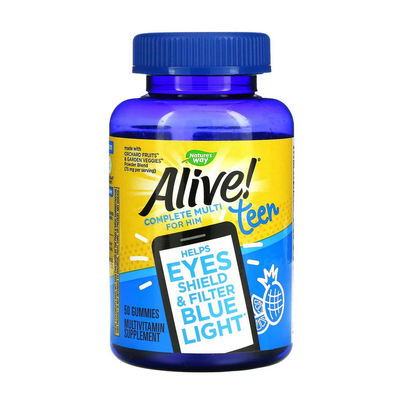 Alive! Teen Complete Multi for Him (50 gummies) Alive! Teen Complete Multi for Him (50 gummies)