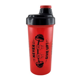 Shaker Never Give UP Red (750 ml)