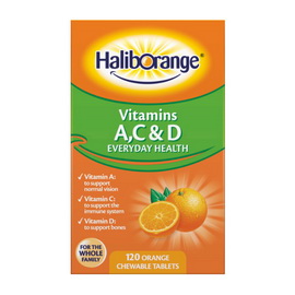 Vitamins A,C & D (120 chew tabs)