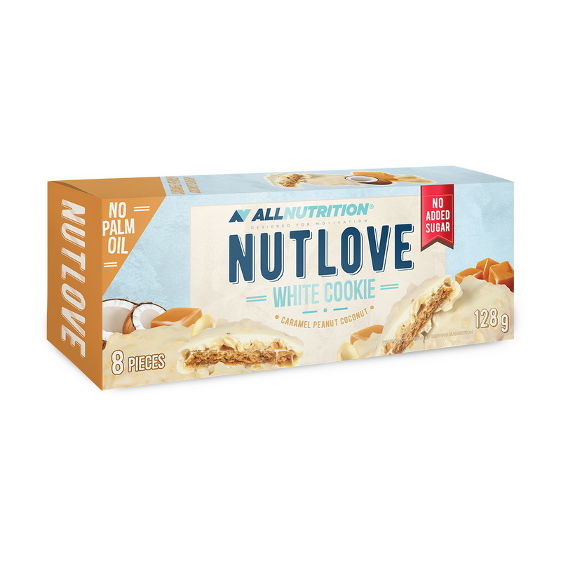 NutLove White Cookies Caramel Peanut Coconut (128 g) NutLove White Cookies Caramel Peanut Coconut (128 g)