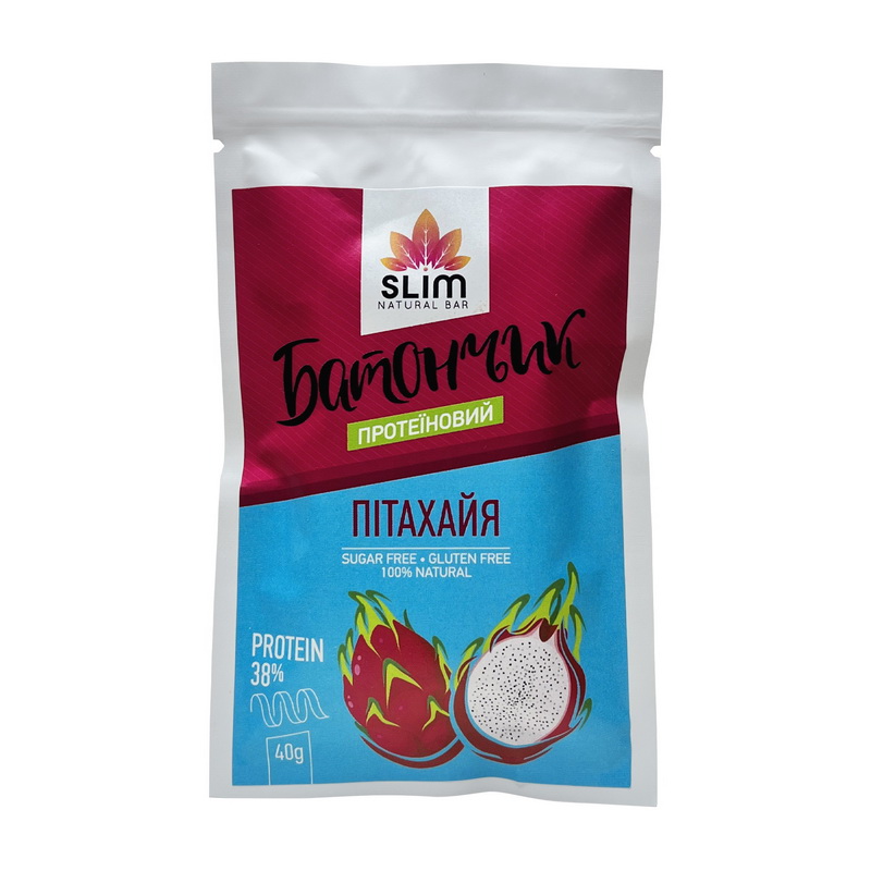 Slim Protein Bar Пітахайя (1 x 40 g) Slim Protein Bar Пітахайя (1 x 40 g)