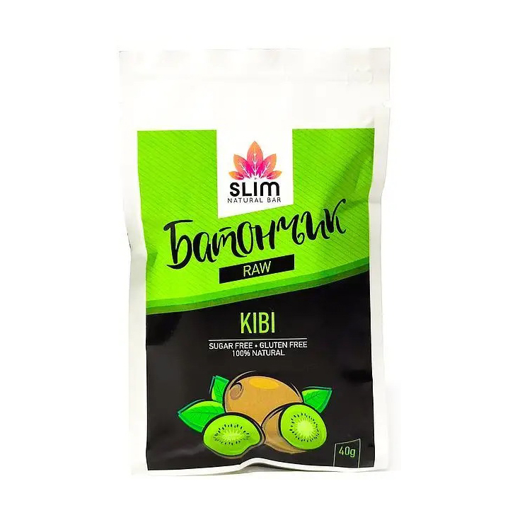 Slim Raw Bar Ківі (1 x 40 g) Slim Raw Bar Ківі (1 x 40 g)