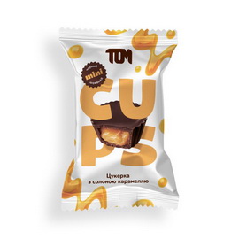Цукерки з солоною карамеллю в чорному шоколаді (1 x 9 g)