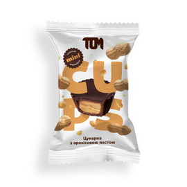 Цукерки з арахісовою пастою в чорному шоколаді (1 x 9 g)