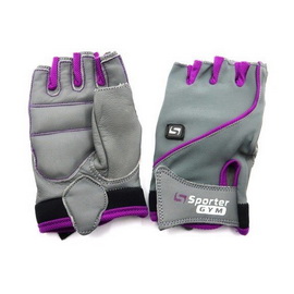 Fitness Gloves Grey/Violet (XS, S, M, L, XL)
