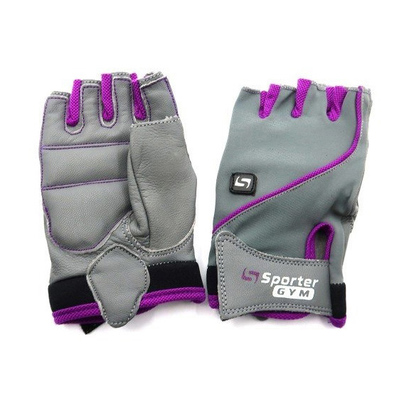 Fitness Gloves Grey/Violet (XS, S, M, L, XL) Fitness Gloves Grey/Violet (XS, S, M, L, XL)