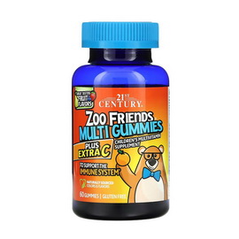 Zoo Friends Multi Gummies Plus Extra C (60 gummies)