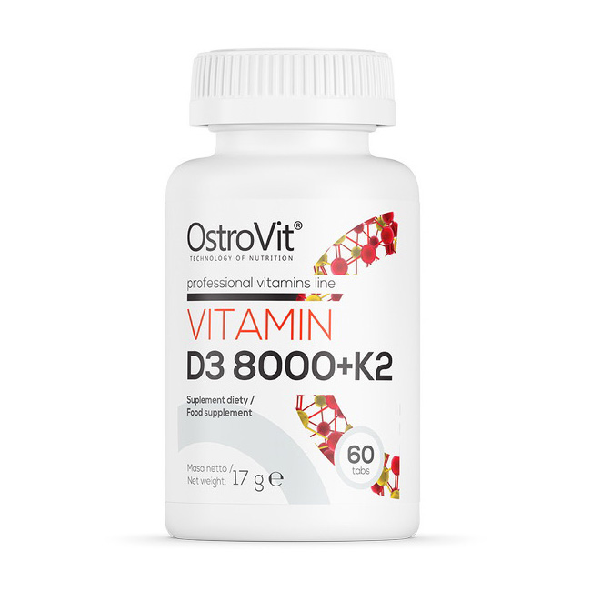 Vitamin D3 8000 + K2 (60 tabs) Vitamin D3 8000 + K2 (60 tabs)