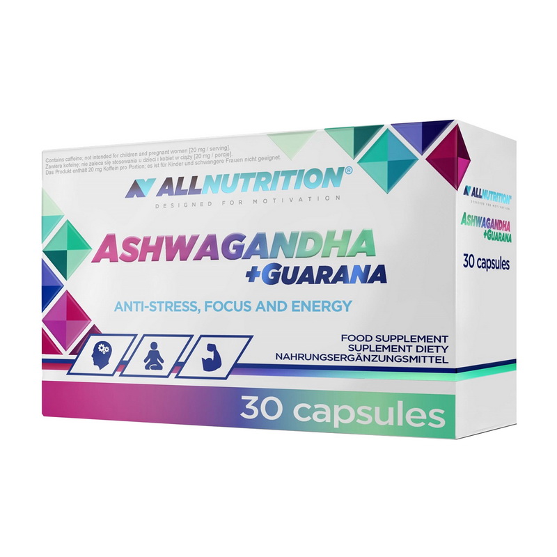 Ashwagandha + Guarana (30 caps) Ashwagandha + Guarana (30 caps)