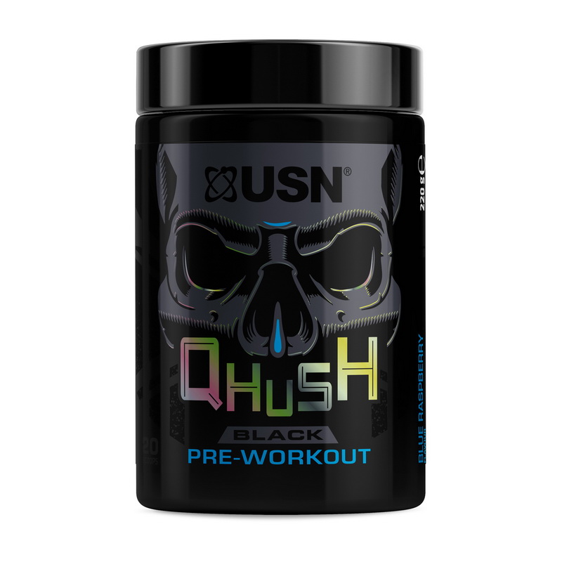 Qhush Black Pre-Workout (220 g) Qhush Black Pre-Workout (220 g)