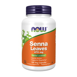 Senna Leaves 470 mg (100 veg caps)