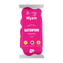 Raw Bar Кокос (1 x 40 g)