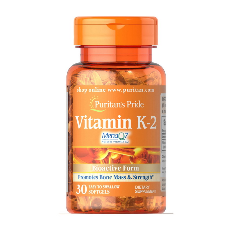 Vitamin K-2 (MenaQ7) 100 mcg (30 softgels) Vitamin K-2 (MenaQ7) 100 mcg (30 softgels)