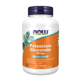 Potassium Gluconate 99 mg (250 tabs)