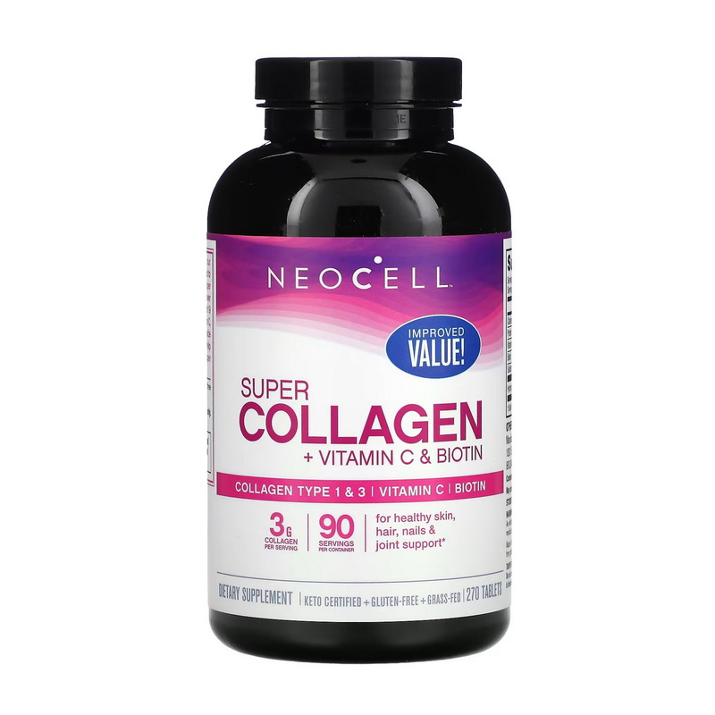 Super Collagen + Vitamin C & Biotin (270 tabs) Super Collagen + Vitamin C & Biotin (270 tabs)