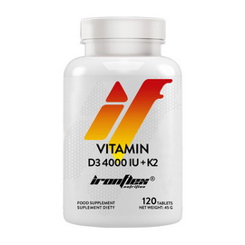 Vitamin D3 4000 + K2 (120 tabs)