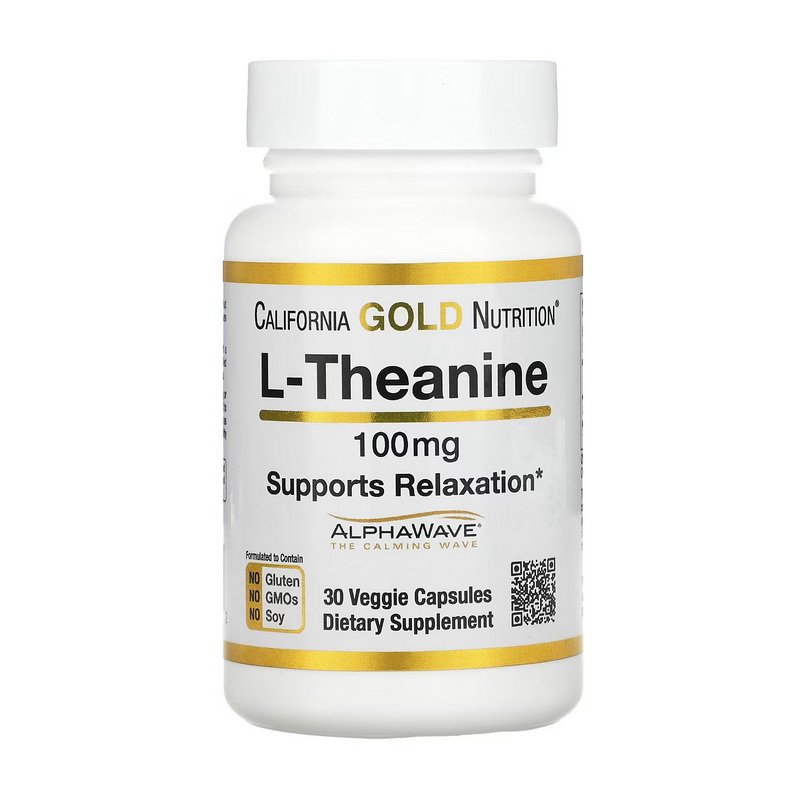 L-Theanine 100 mg (30 veg caps) L-Theanine 100 mg (30 veg caps)